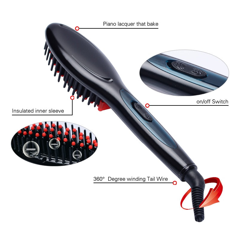 Beauty Brush™️- 2-in-1 Straightener