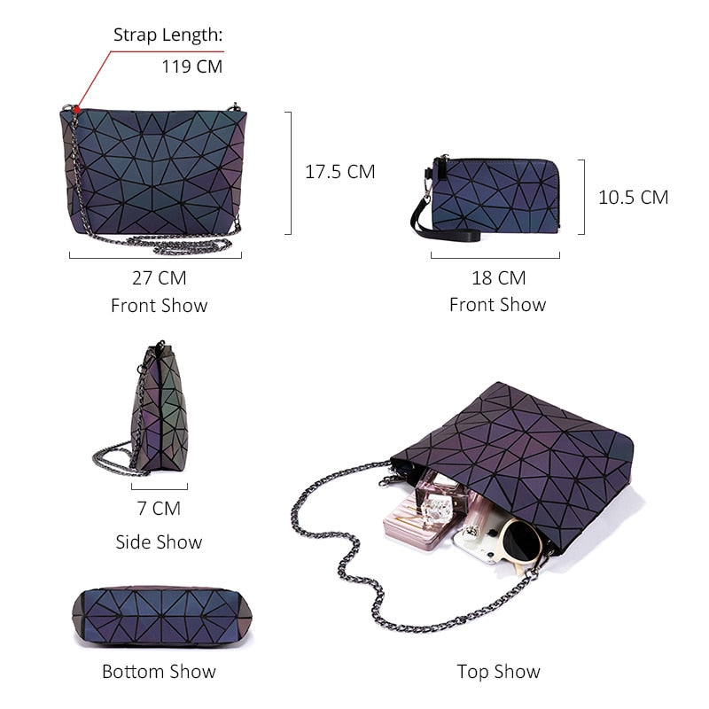 Trendy Tote™️- Geo-Holographic Purse